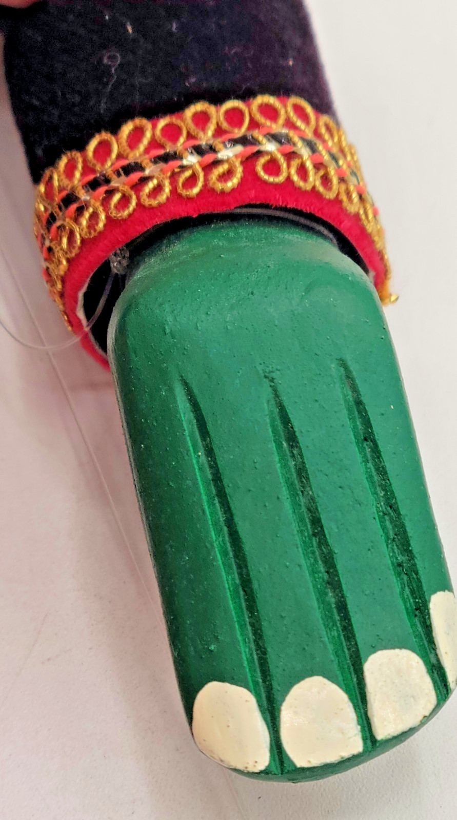 Sri Lanka RUKADA Marionette Puppet VINTAGE Wood Lankan HAND MADE Folk Art Figure