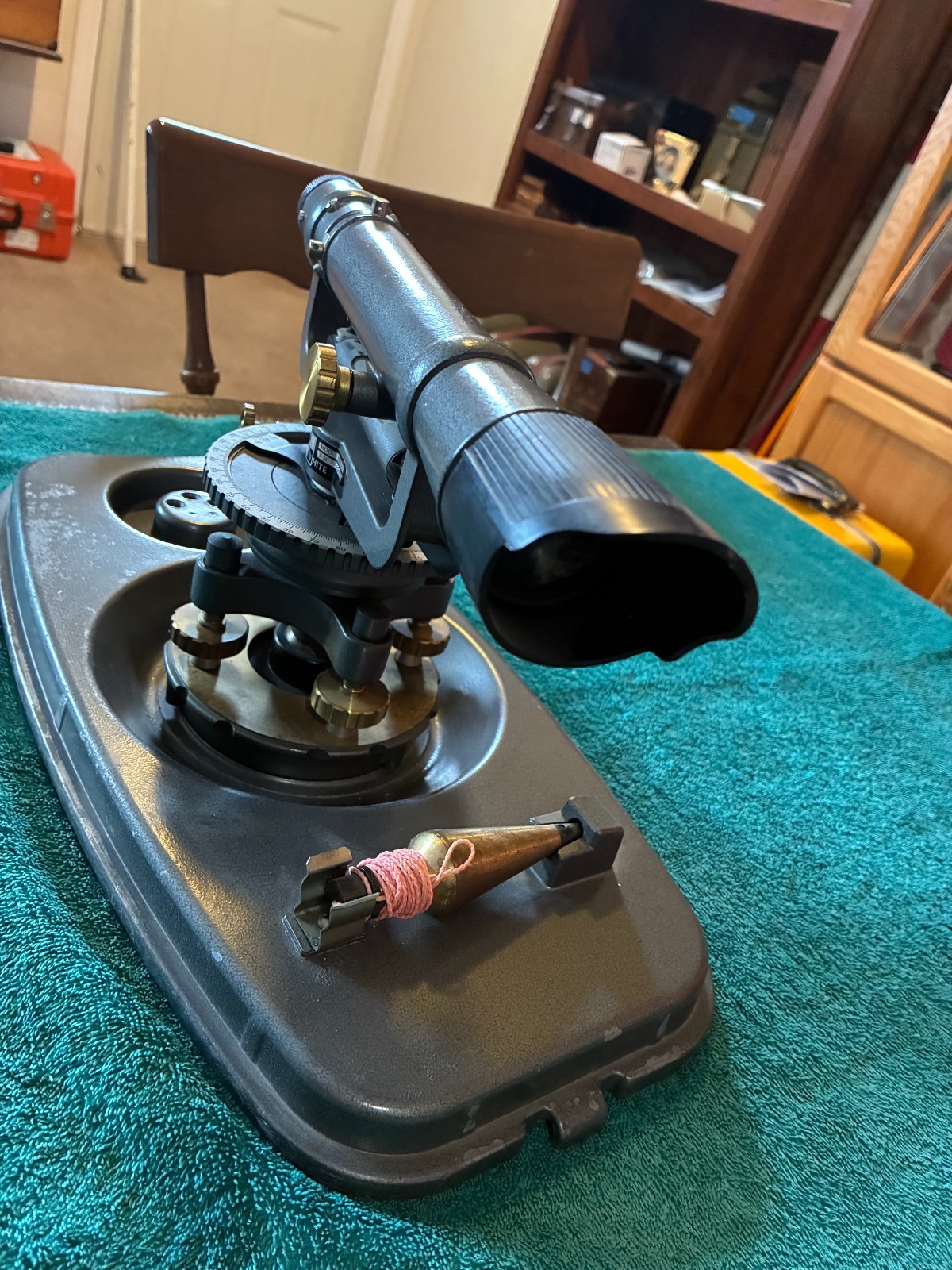 Late 1960s David White #8114 Universal Transit Surveying Instrument & Case AS-IS