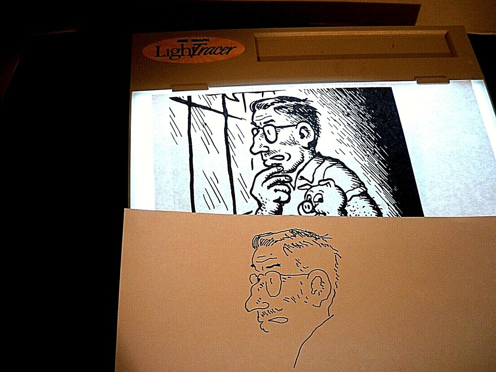 ART GRAPH LIGHT TRACER LIGHT BOX DRAWING SYSTEM 10" X 12"