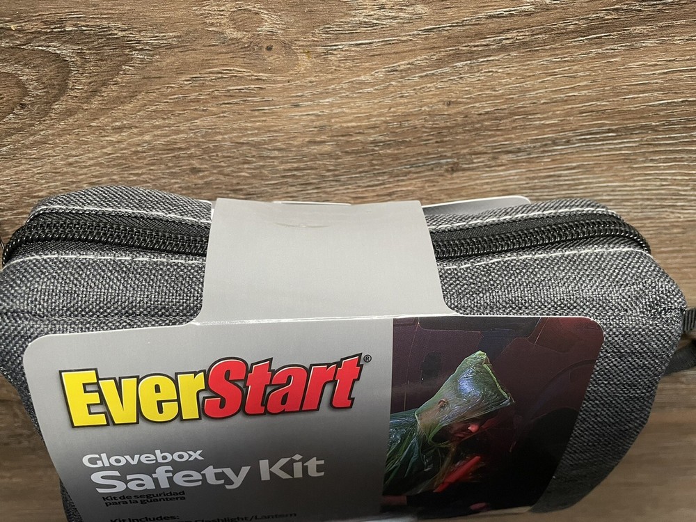 EverStart Roadside Safety Kit Multi Functional Roadside Emergency Kit Glovebox
