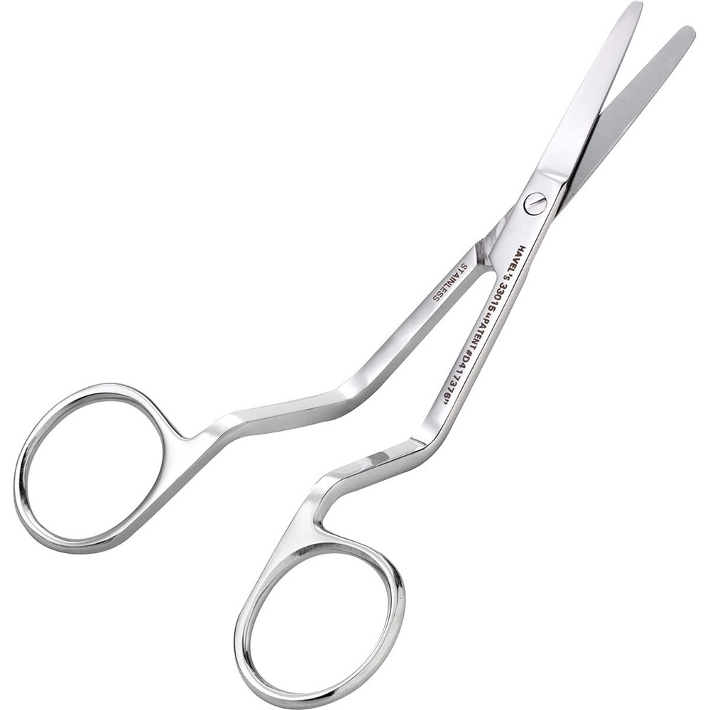 Double-Curved Applique scissors Silver