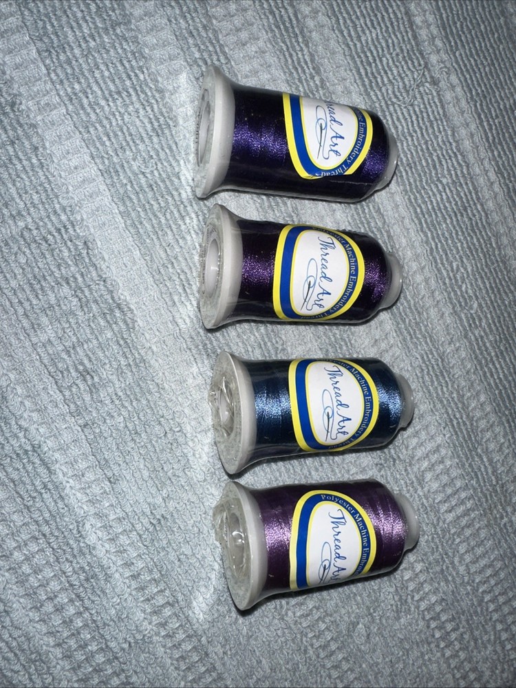 Thread Art Embroidery Thread # 256/241/267/271, New 100% Polyester 4 Count Lot