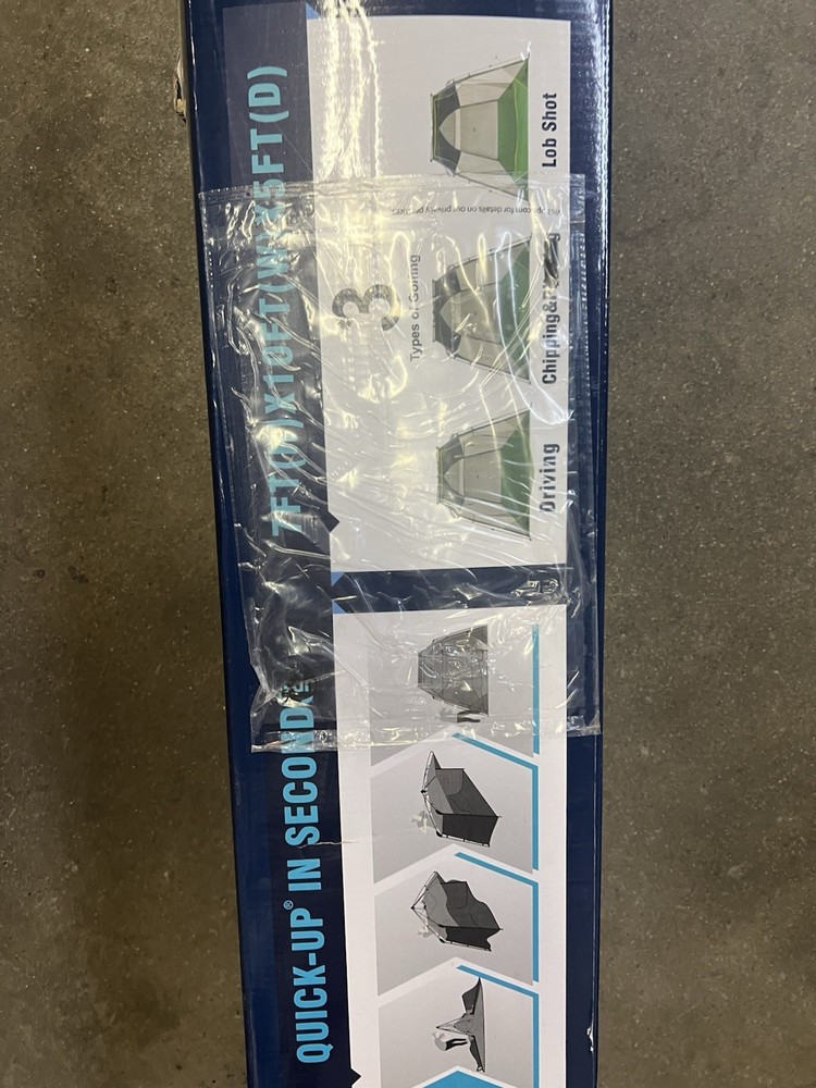 Quick-Up Golf Cage Tent Range Slice Guard Chipping Net Hitting Practice