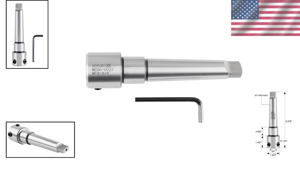 Transform Your Drill with MT3 to 3/4'' Weldon Shank Arbor – Ultimate Flexibility