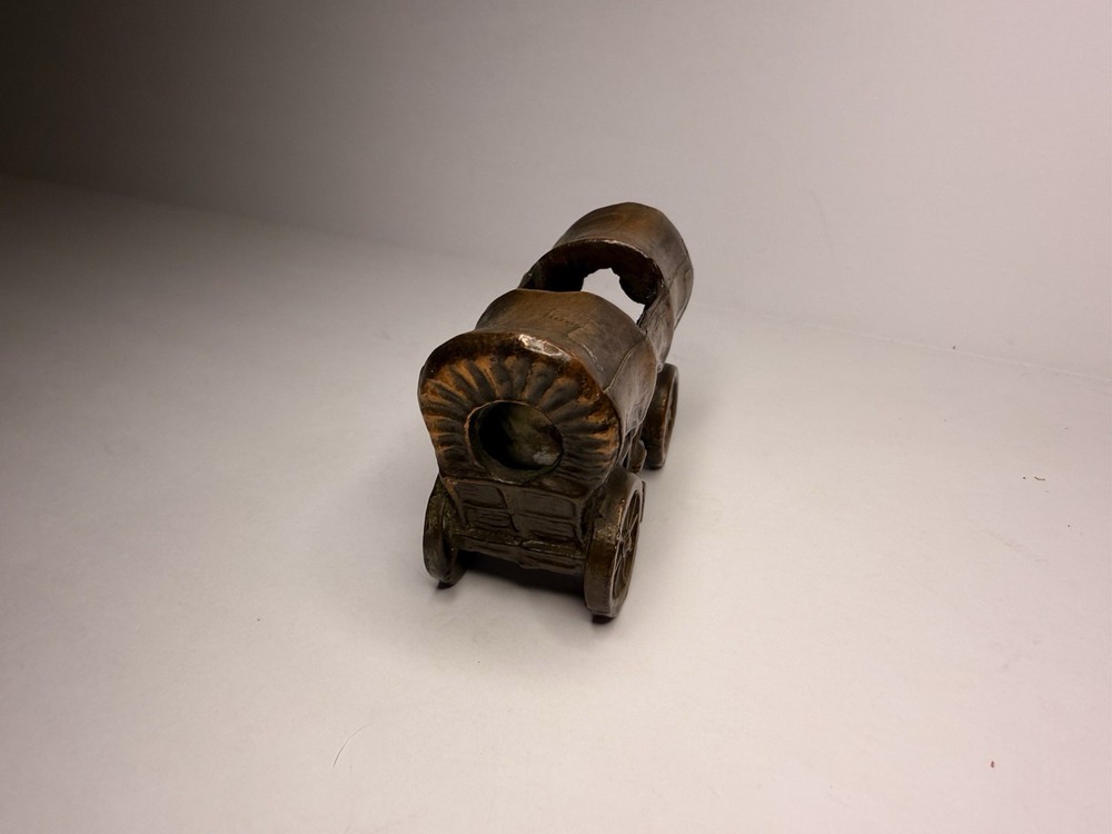 Vintage 3” Covered Wagon Made Off Copper