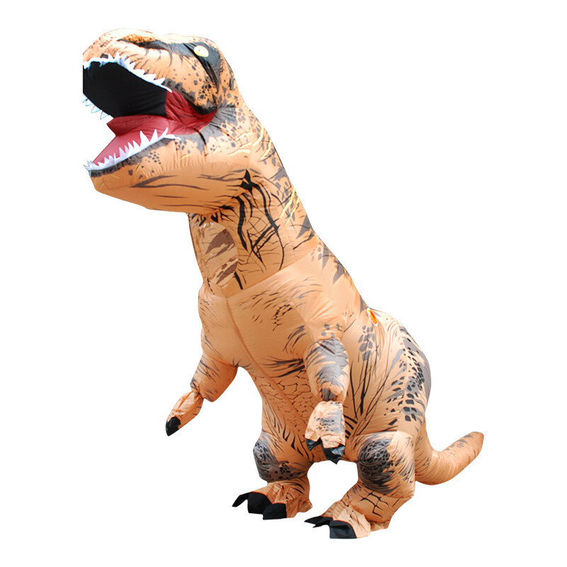 T-REX Dinosaur Inflatable Costume Adult Suit Outfit For Halloween Cosplay Party
