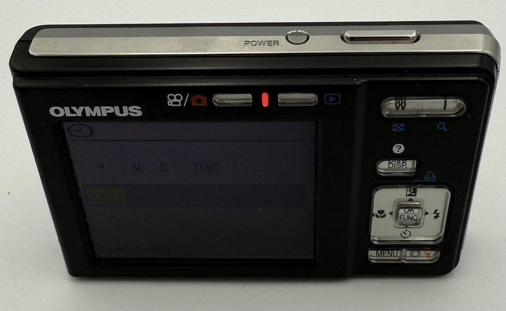 OLYMPUS X-15 8.0MP Black Compact Digital Camera Tested Fully Working