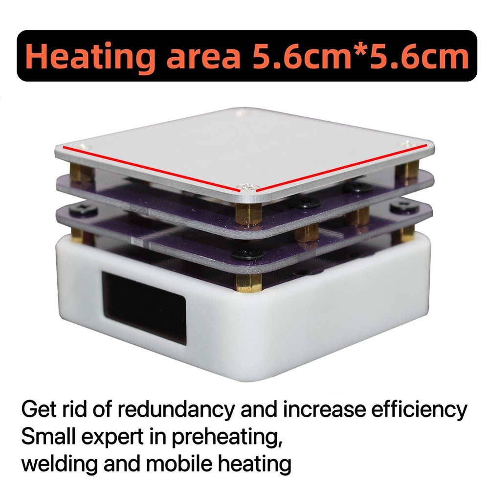 Mini Digital Heating Plate 65W PD Soldering Adjustable Constant Temperature Tool