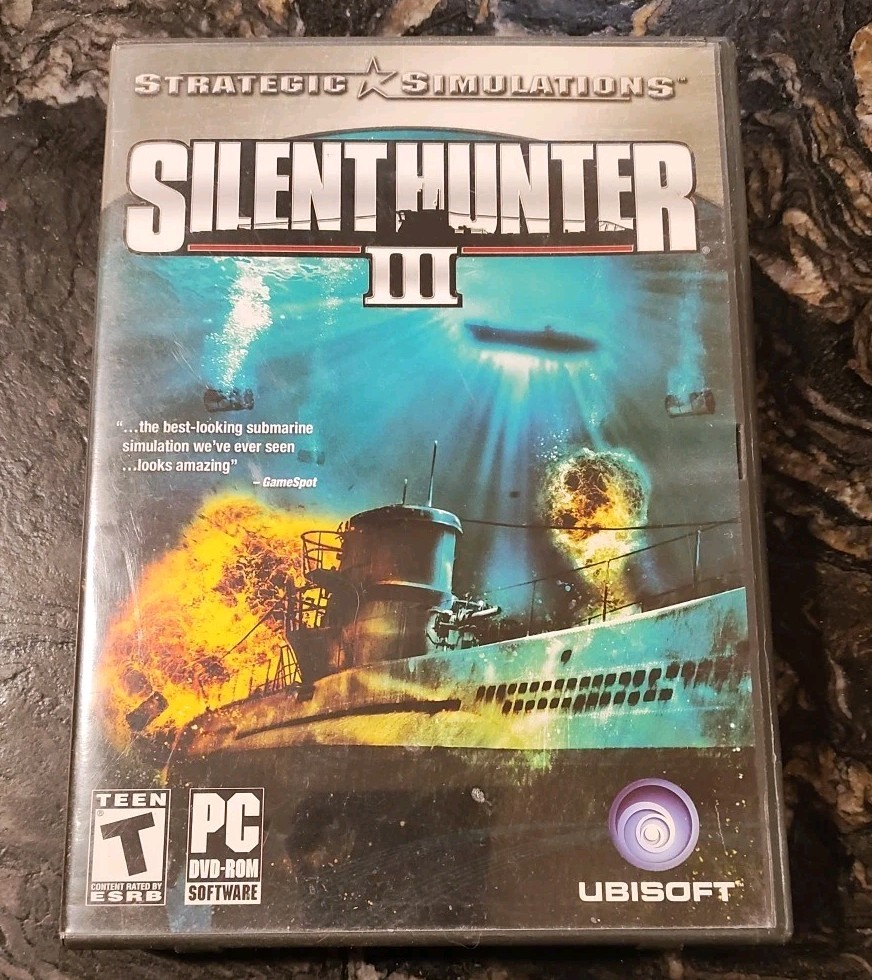 Silent Hunter III 3 PC Game Sub Sim CD WIN 11 / 10 / 8 / 7 COMPATIBLE VERSION