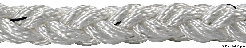 Osculati Square Line braid white 12 mm