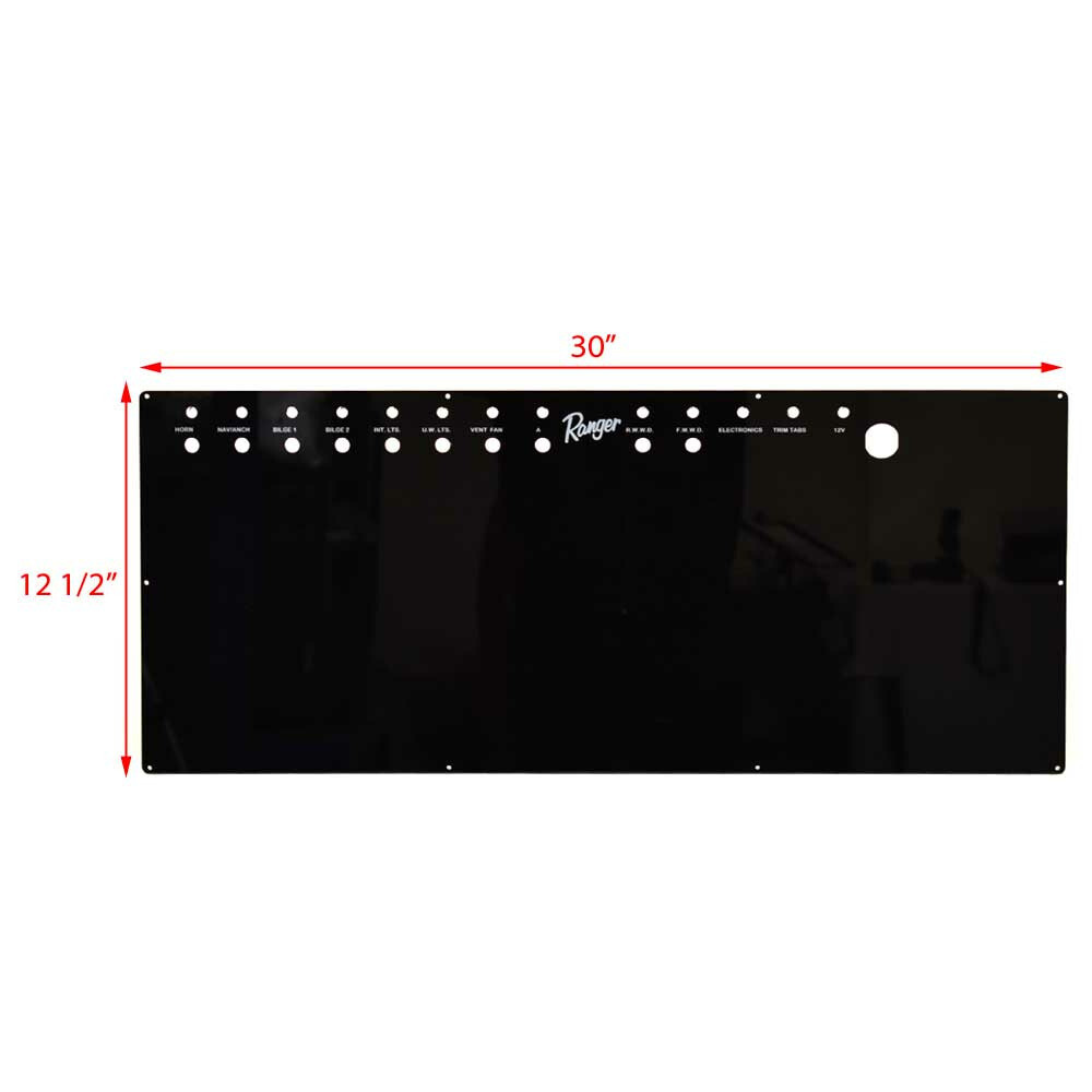 Ranger Boat Blank Dash Panel 306038 | Bay Console Switch 2016