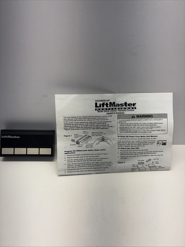 Liftmaster 84LM 4-Button Remote Control