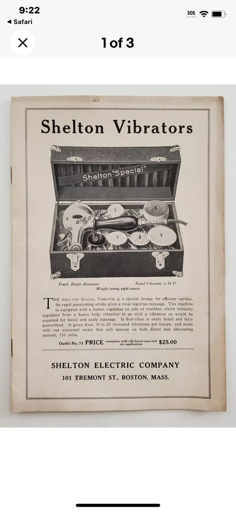 1920 Shelton Special Vibrator Hardcase (Hardcase Only)