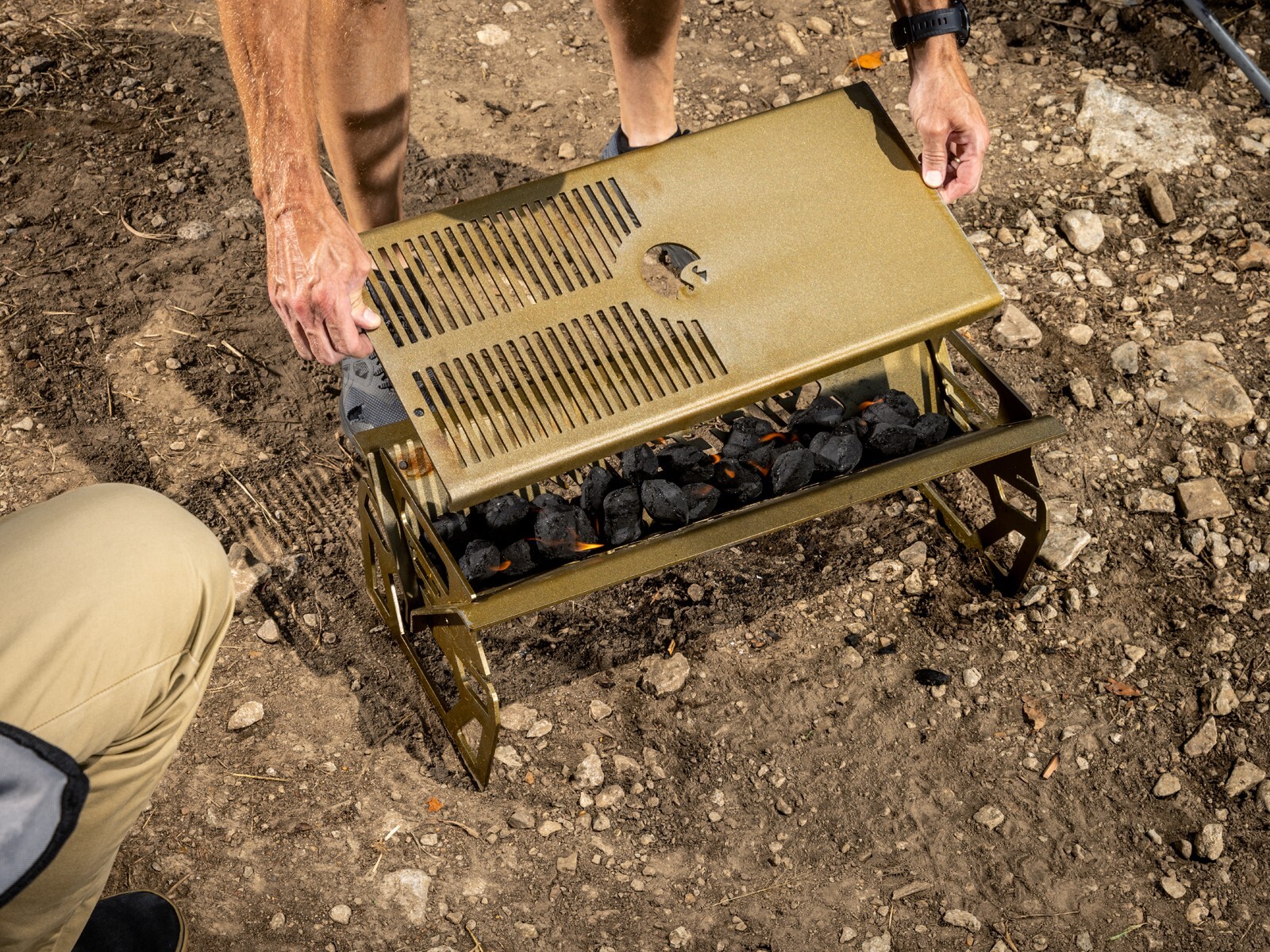 SuperATV Collapsible Fire Pit and Grill