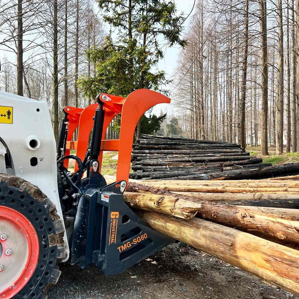 60in Working Width Grapple 2600lb Lift Heavy Debris