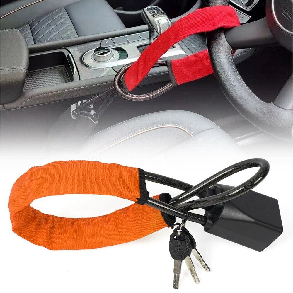 Universal Steering Wheel Lock Anti-Theft Security System Car Truck SUV Auto Lock