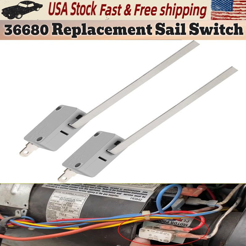 36680 Sail Switch Replacement for,Low Air Flow Sail Switch 36133, 31377 (2Pack)