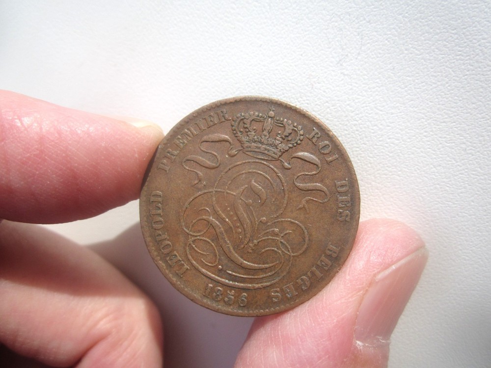 1856 BELGIUM 5 CENTIMES
