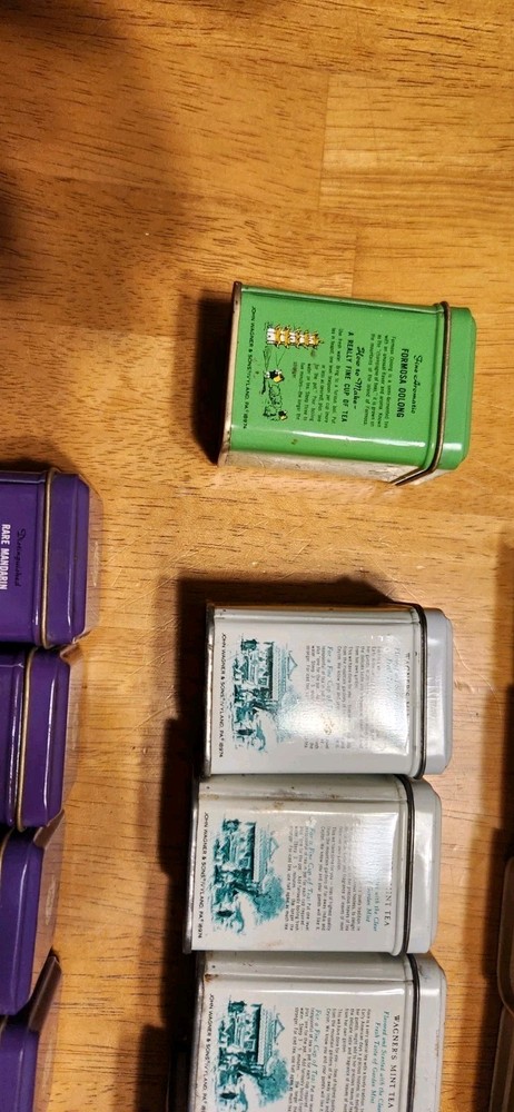 John Wagner & Sons Vintage Tea Cans