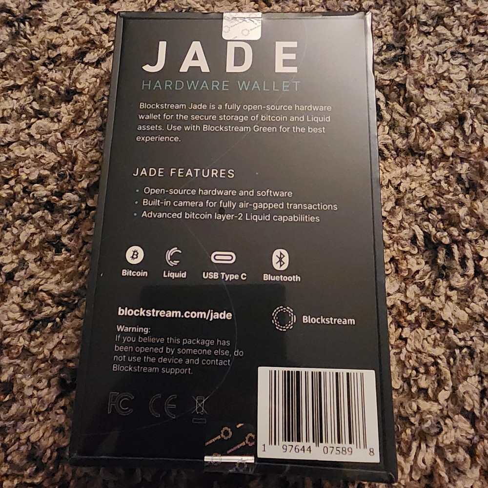 Blockstream Jade Hardware Wallet / Orange Color