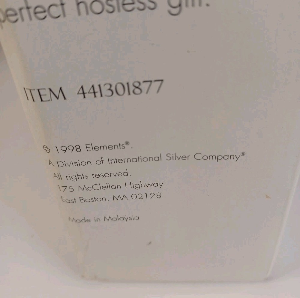 Vintage-1998-New In Box- Elements 6 Piece Cake Server Set