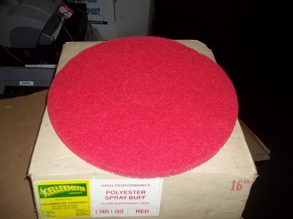 Kellermeyer High Performance Polyester Spray Buff Floor Maintenance Pad