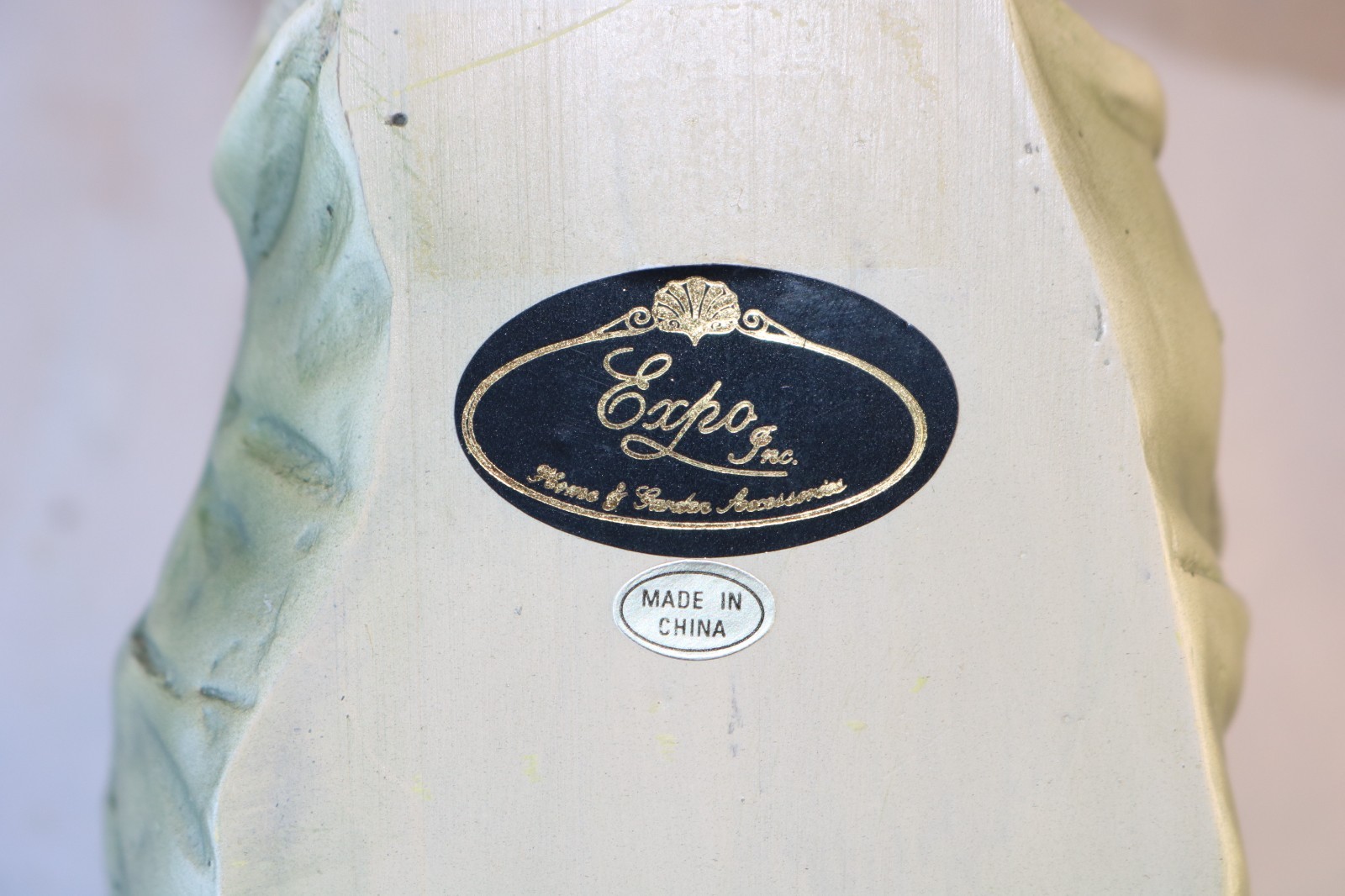 Vintage CHRISDON Rabbit Handstand on Books Figurine Whimsical Bunny Shelf Sitter