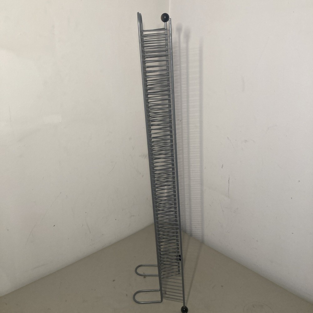 120 Wire CD Media Storage Tower Rack Stand Gray Wire CD Tower