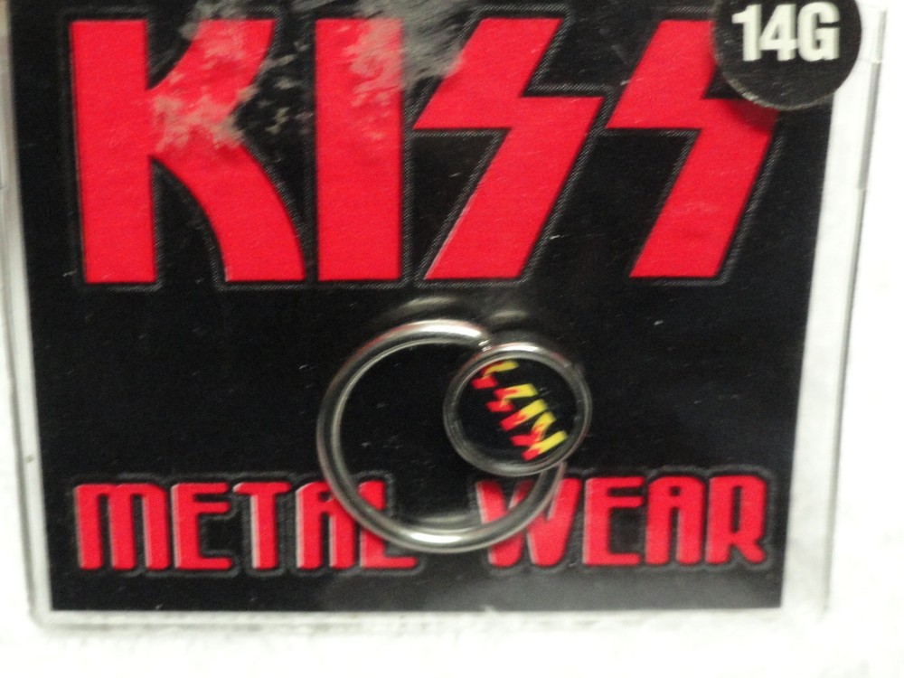KISS Flame Logo Body Jewelry Metal Wear