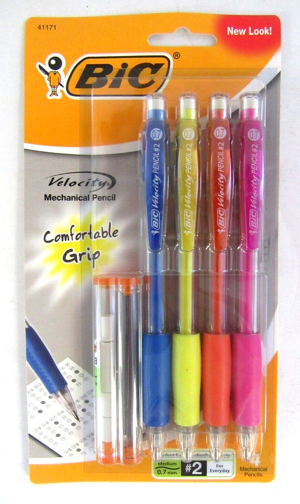BIC Velocity Mechanical Pencil Refillable Medium Point (0.7 mm) 4-Count #2