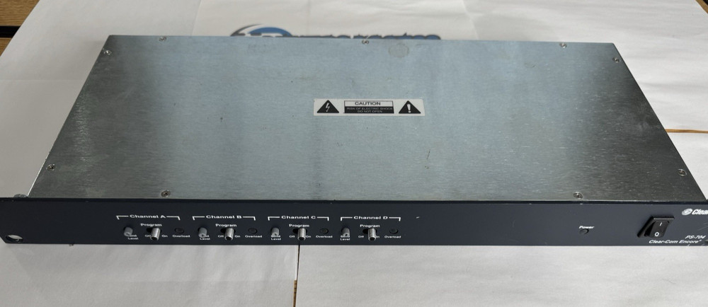 Clear-Com PS-704 4-Channel Intercom Power Supply - Good Working Condition