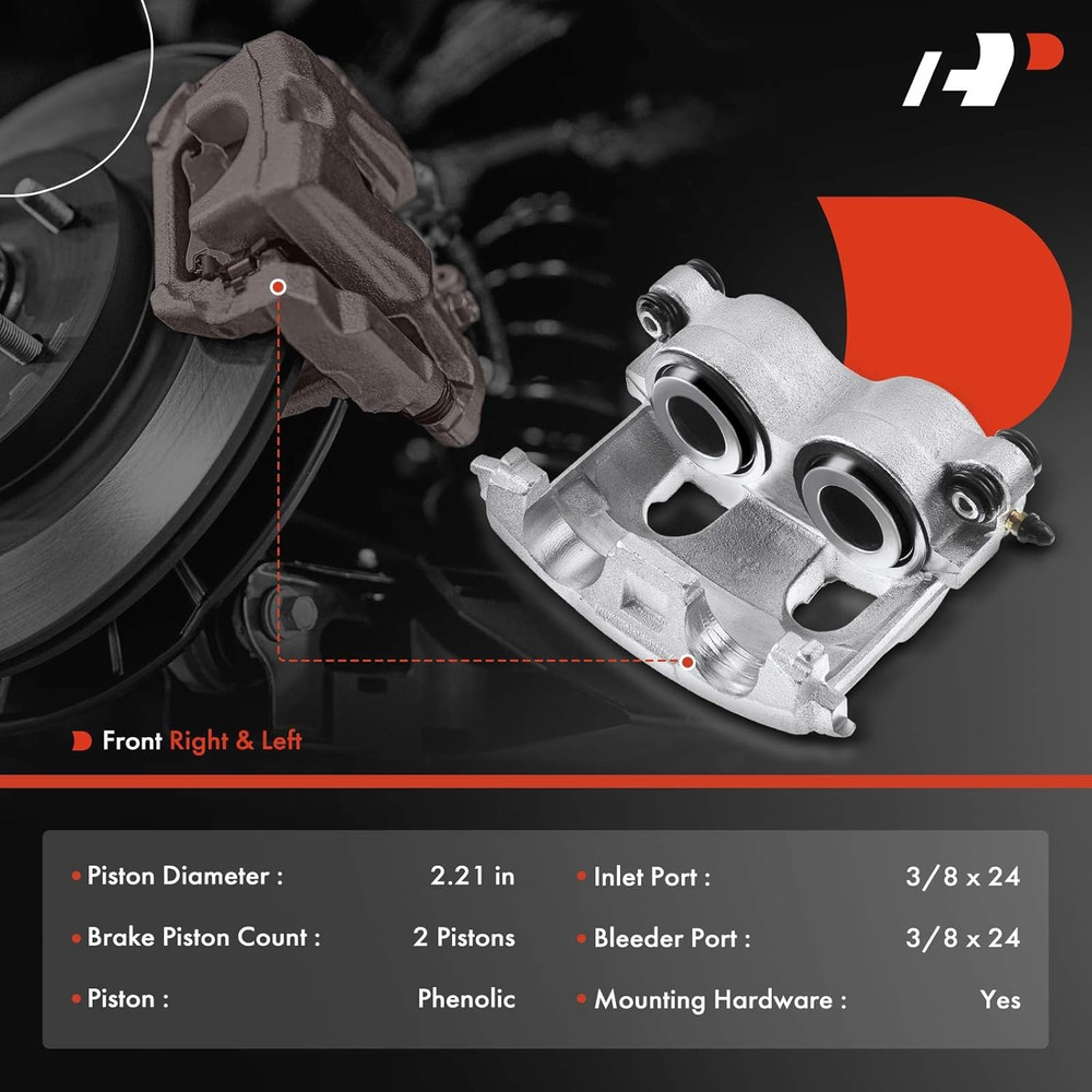 Disc Brake Calipers Assembly for Ford E-150 E-250 E-350 E-450 Super Duty E350