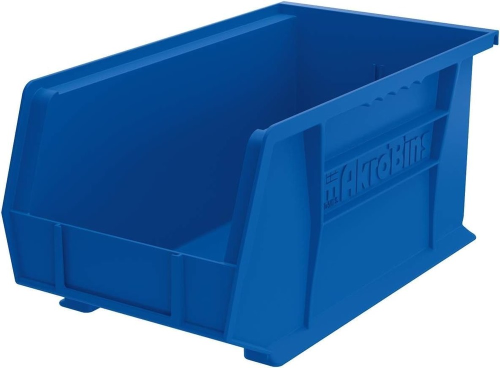 Akro-Mils 30240AkroBins Plastic Storage Bins,Space-Saving Stackable Bins,12-Pack