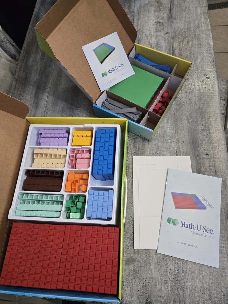 Math U See Manipulatives, Integer Block, Algebra 1 Paperback