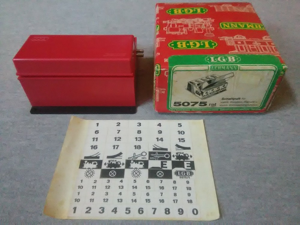 LGB G Gauge Switch Control Box #5075 ~ TS