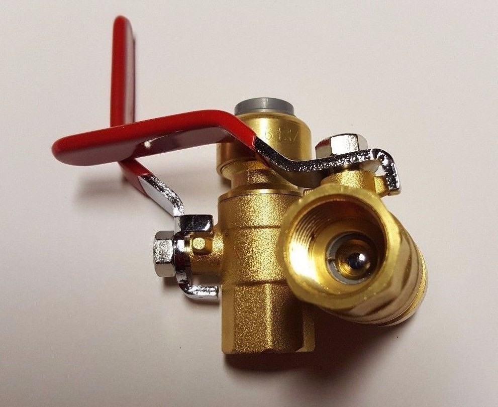 1 PIECE 1/2" PUSH FIT x 1/2" FNPT (FEMALE THREADED) BALL VALVE