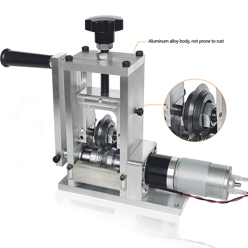Electric/Manual/Drill Powered Wire Stripper Machine Stripping Wire 2-10mm Silver