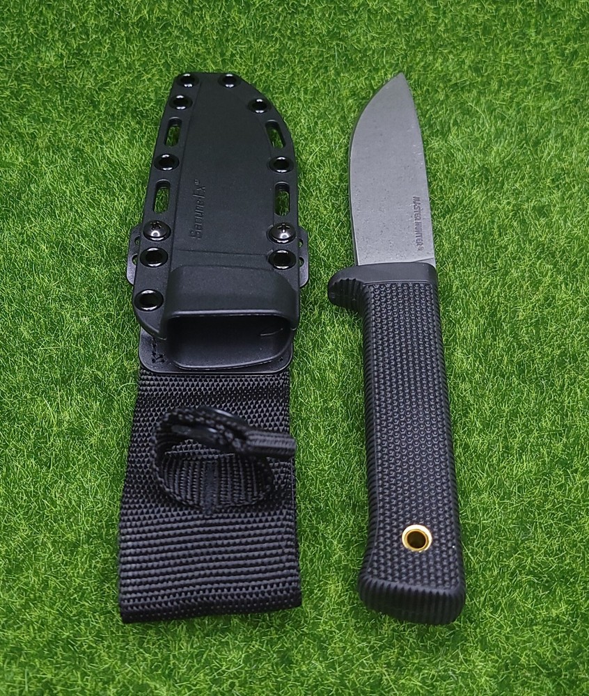Cold Steel 3V Master Hunter 4.5" Fixed Stonewashed Blade, Kray-Ex Handle - 36CB