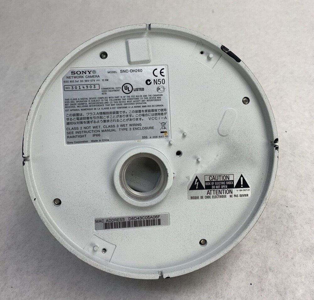 Sony SNC-DH260 Network Camera