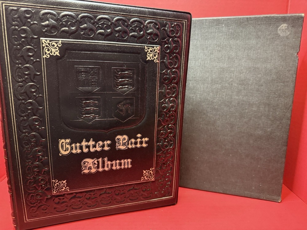 GB Gutter pair 23 ring stamp album pages for issues from 1969 to 1980 No Stamps