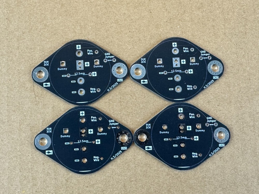 4 SINGLE-SECTION Can Capacitor Replacement Adapter Mount Plates 1 3/8" FP Cap