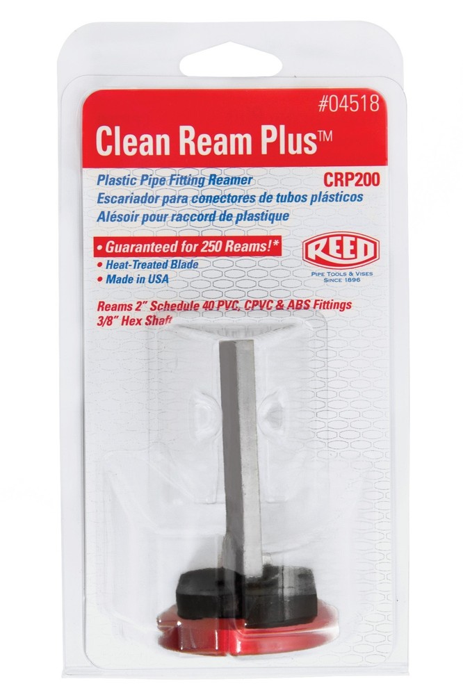 Reed Mfg - 04518 - CRP200 2" Clean Ream Plus® Plastic Pipe Fitting Reamer