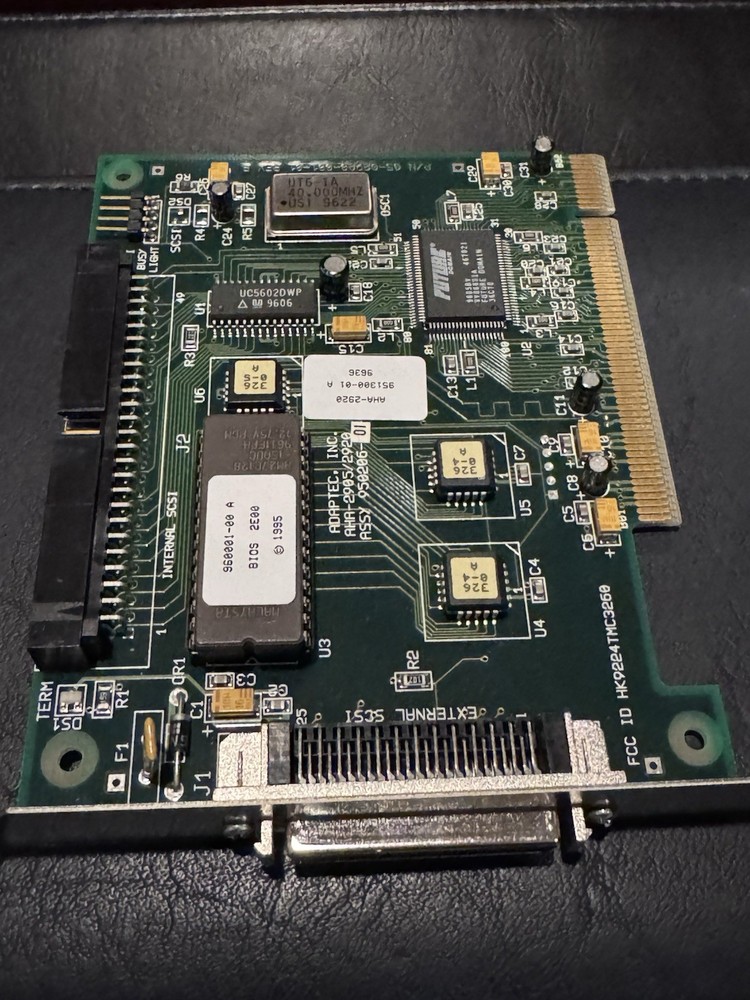 ADAPTEC AHA-2920 PCI SCSI CONTROLLER ADAPTER Vintage