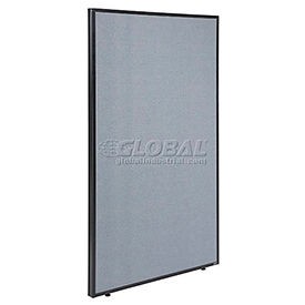 Office Partition Panel 48-1/4"W x 96"H Blue