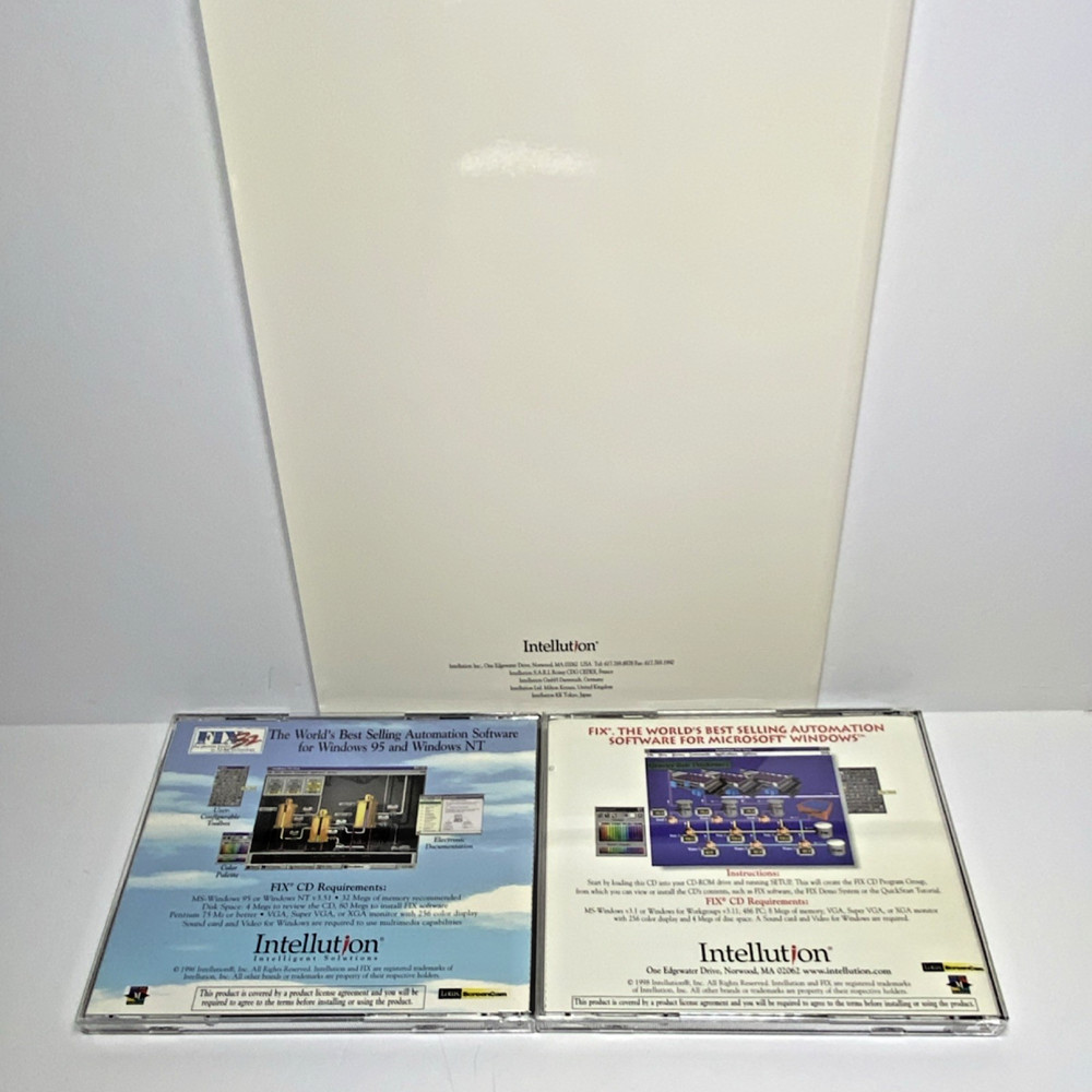 Intellution FIX Automation Software CD for Windows 95 and NT