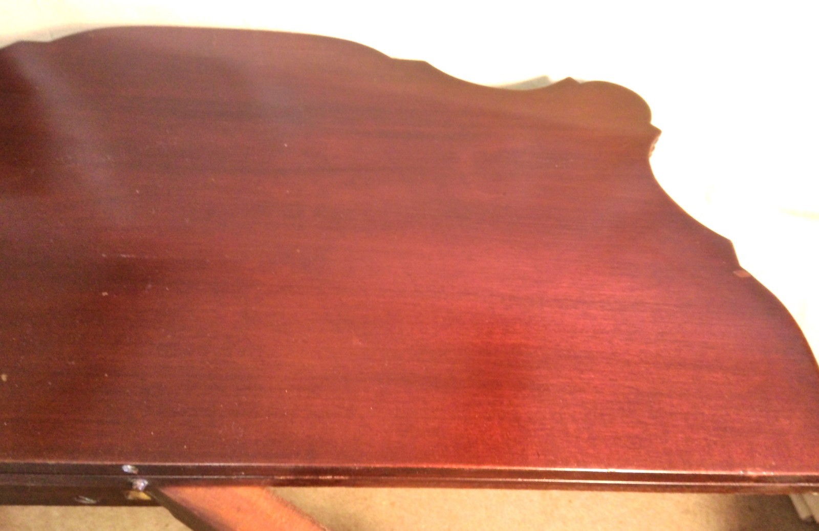 ANTIQUE 18th CENTURY MAHOGANY CARD TABLE ATTRIBUTED TO SAMUEL MCINTYRE~SALEM