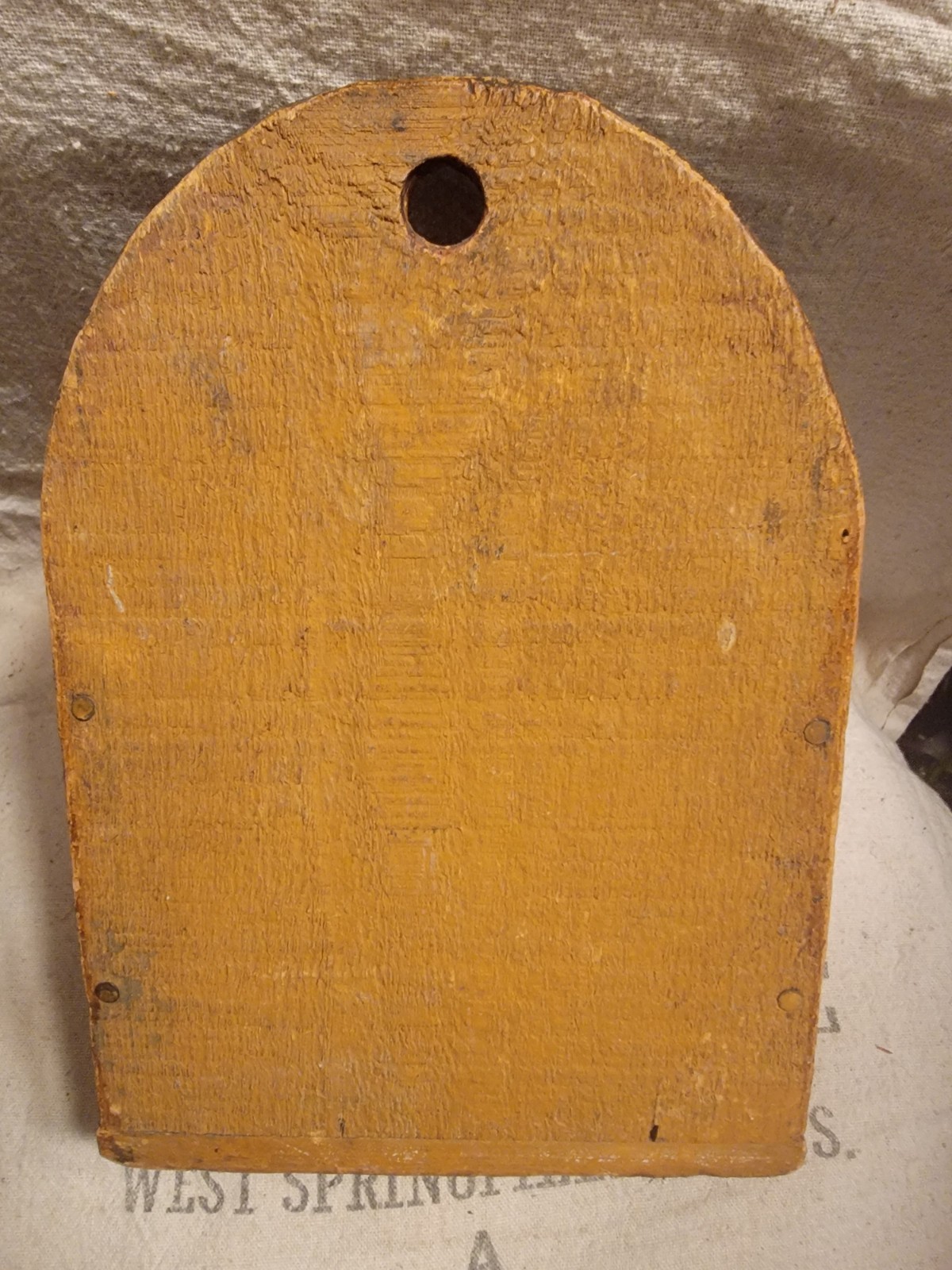 Early 19c New England wall/candle box
