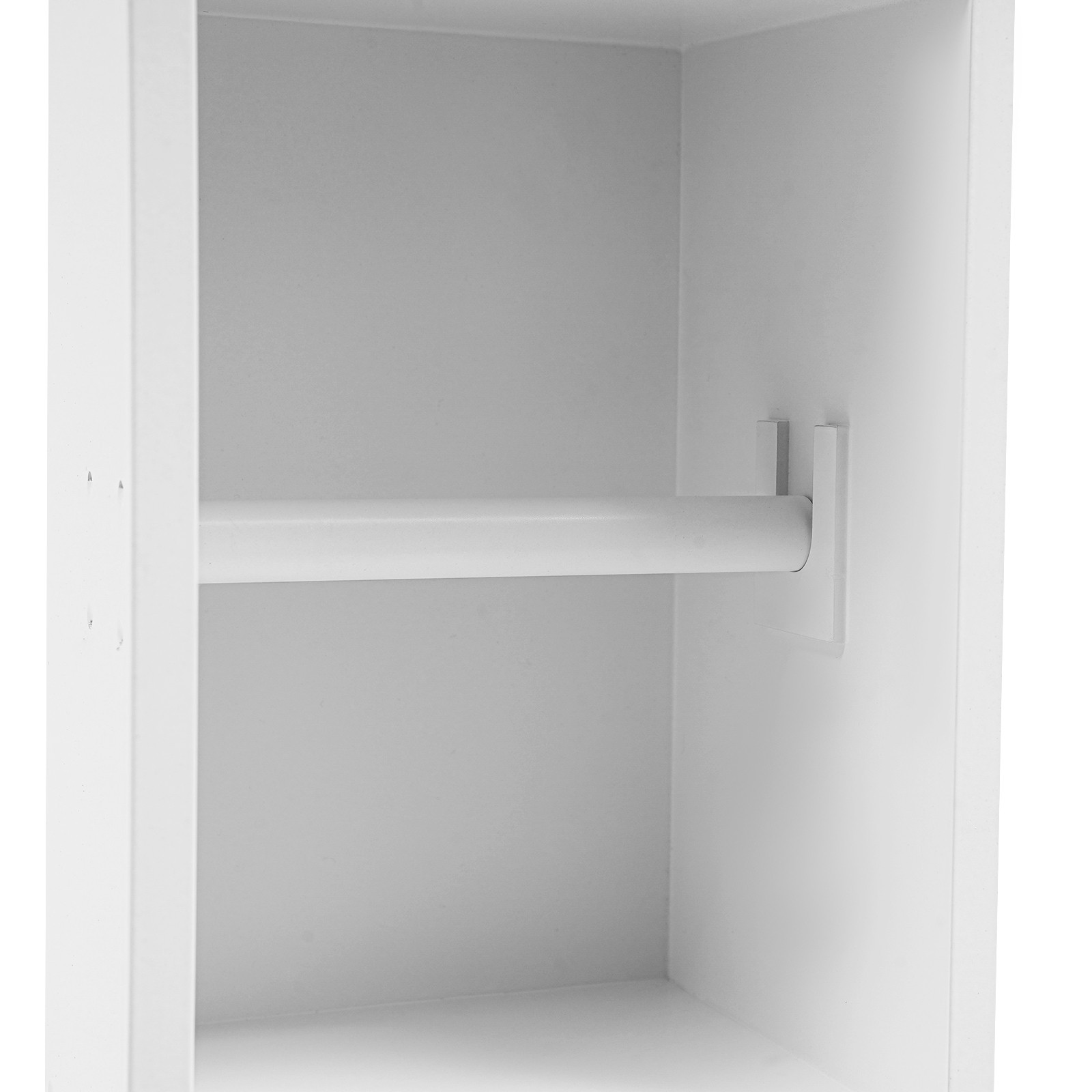 2-Tier Recessed Shower Niche Toilet Shelf Wall-inserted Bathroom Storage Cabinet