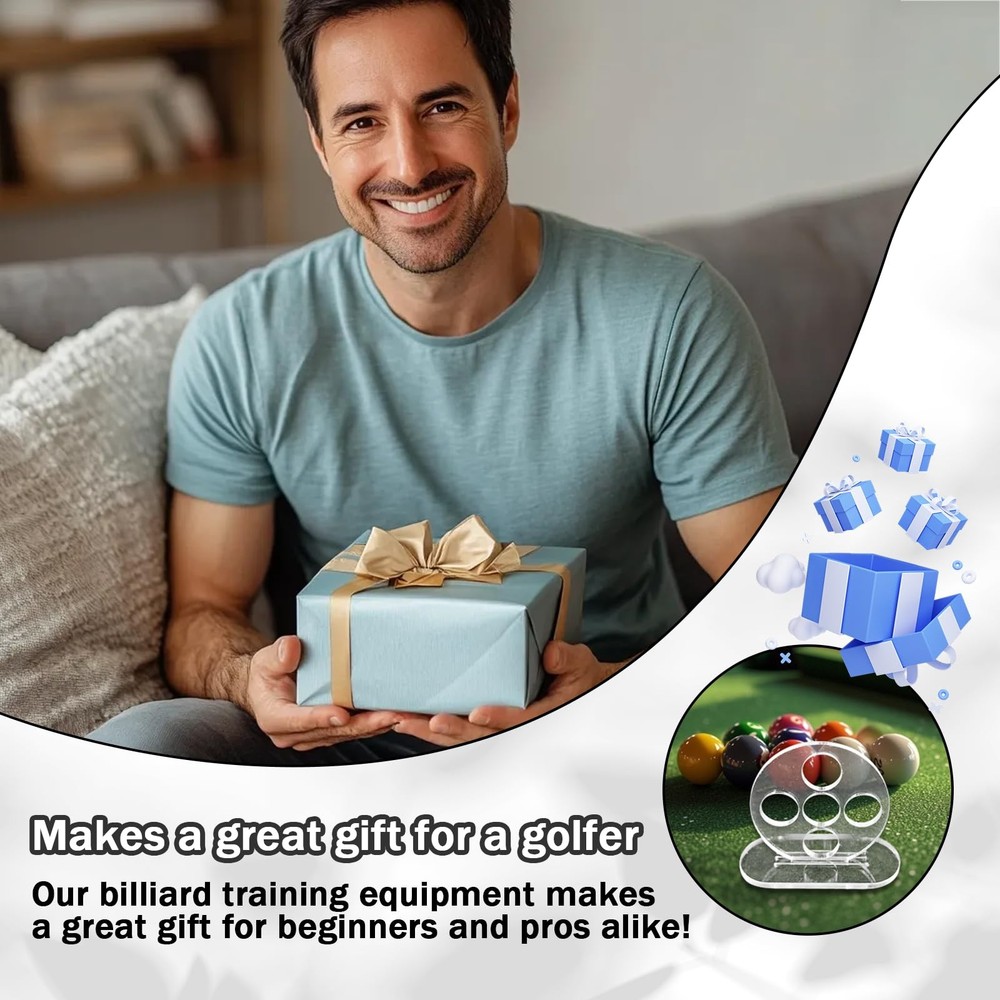 3 Pack Billiards Training Aids, Pool Cue Exerciser Trainer, Billiards Trainin...