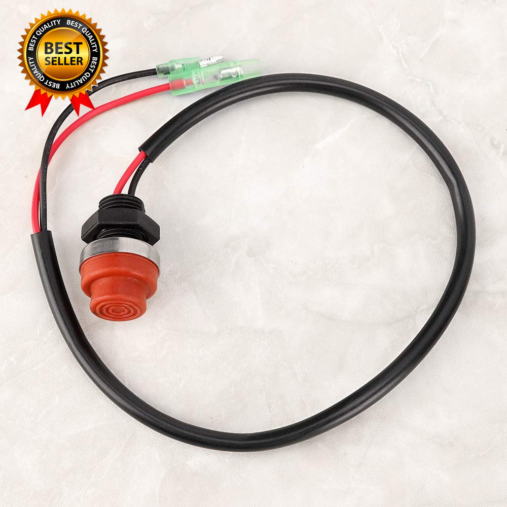 For 1989 Outboard Start Button Boat Button Switch Start Stop Switch Keyless Push